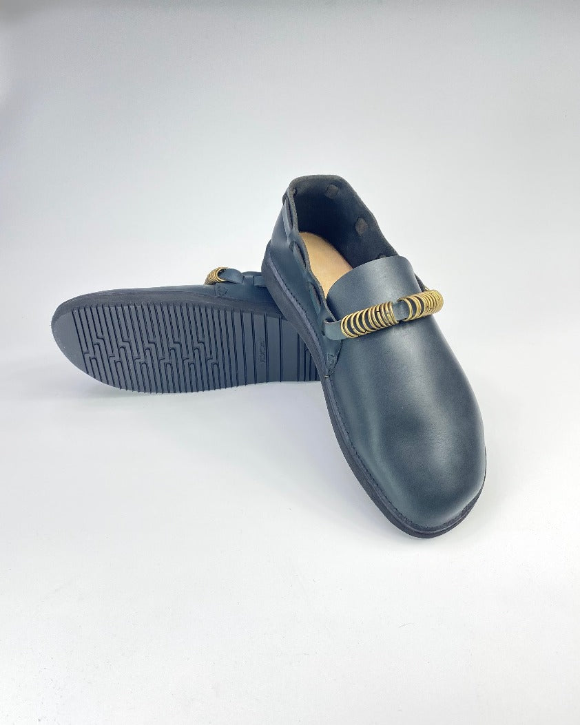 Custom Middle English Shoe Navy – Trading Post Gallery by Dr