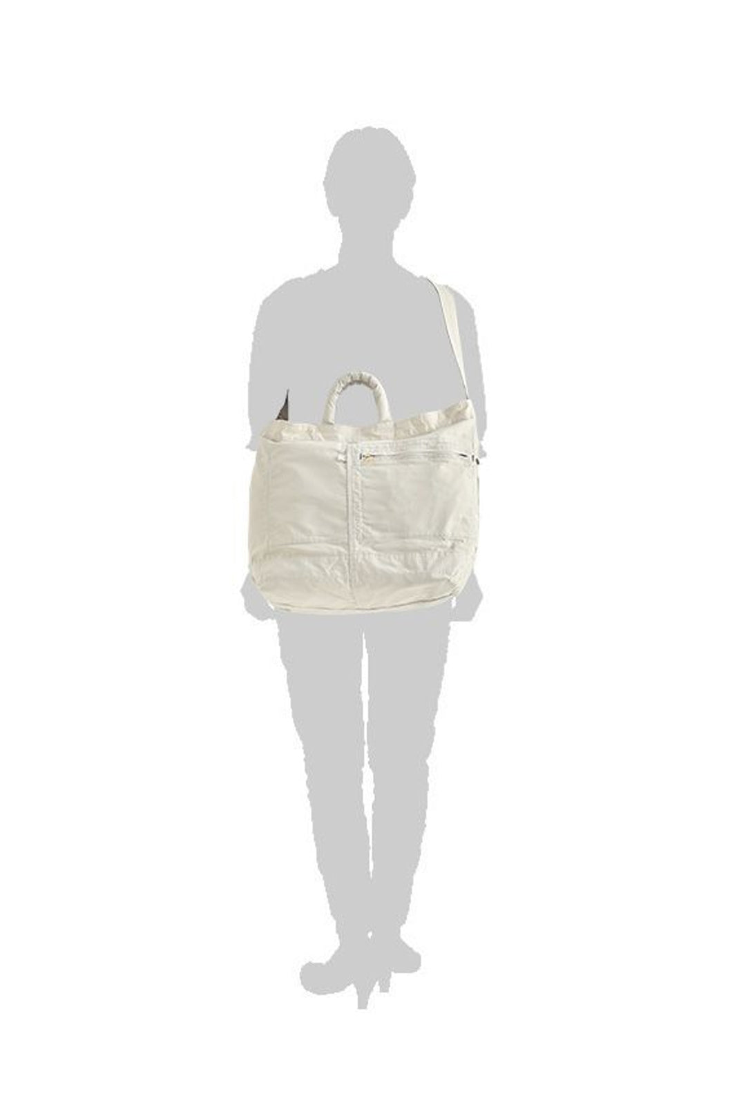 PORTER / MILE 2WAY TOTE BAG ホワイト Mile 2Way Tote Bag (L) - White – Trading Post Gallery by Dr