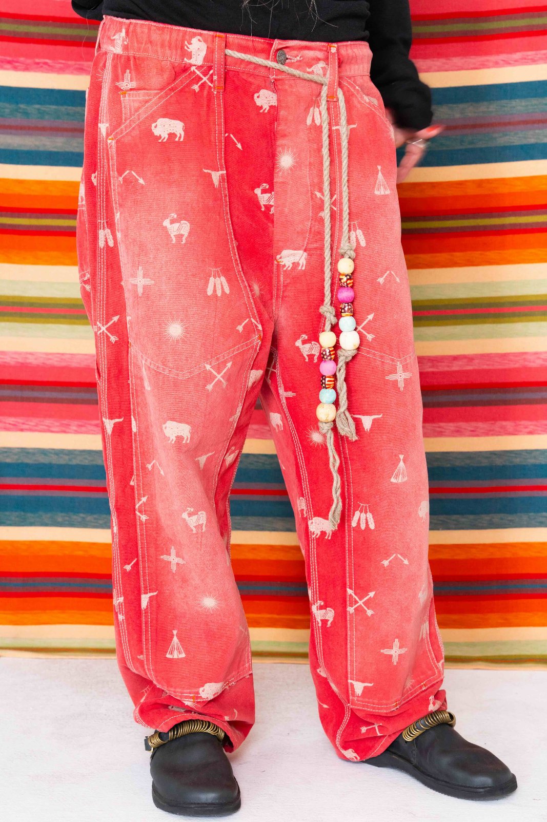 ◆THE MUSEUM VISITOR◆ Corduroy Printed Pants 02456 MUSINSA | THE MUSEUM VISITOR CORDUROY SUEDE CARPENTER PANTS