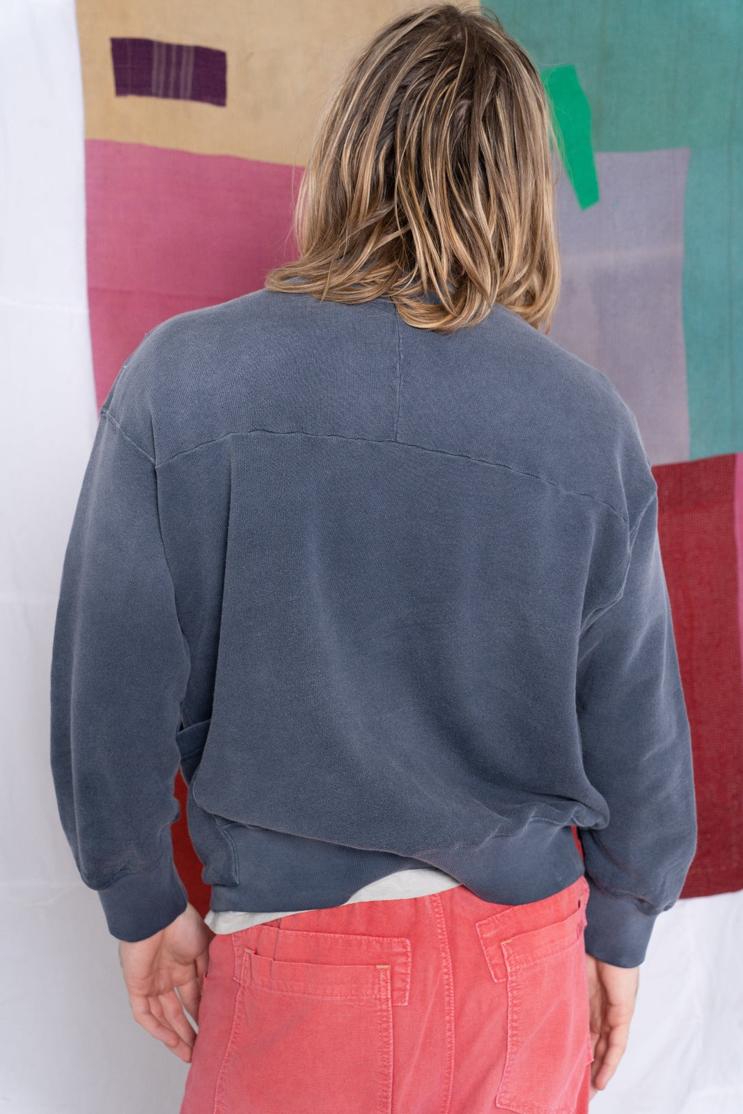 Relax French Terry Sunfaded Dye Navy – Trading Post Gallery